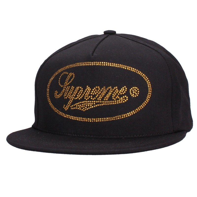 SUPREME 17AW Studded Logo Cap Size ONE SIZE