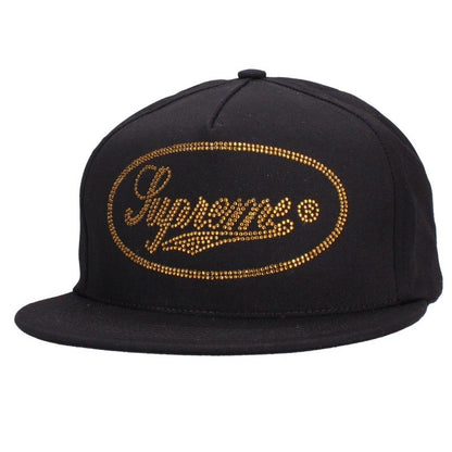 SUPREME 17AW Studded Logo Cap Size ONE SIZE