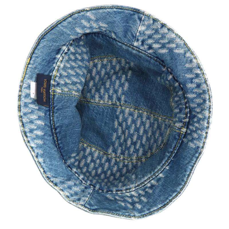 LOUISVUITTON Damier Giant Wave Reversible Monogram Denim