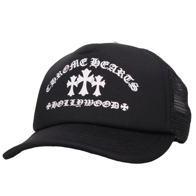 Chrome Hearts TRUCKER CAP Cemetery Cross Mesh Cap Size ONE