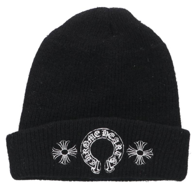 Chrome Hearts Wool Watch Cap Horseshoe Stitch Hat Size ONE