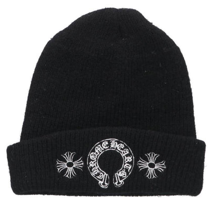 Chrome Hearts Wool Watch Cap Horseshoe Stitch Hat Size ONE