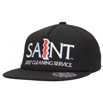 SAINT MICHAEL 26SS Cotton Baseball Cap Black Size ONE SIZE