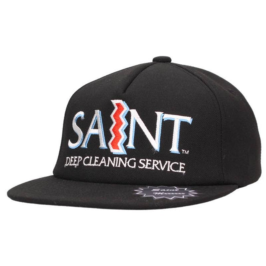 SAINT MICHAEL 26SS Cotton Baseball Cap Black Size ONE SIZE