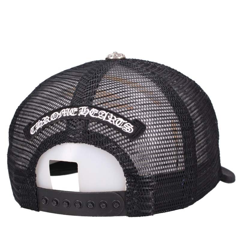 Chrome Hearts TRUCKER CAP Front Logo Cross Mesh Cap Size ONE