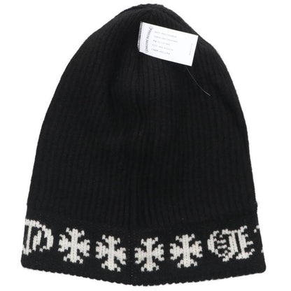 Chrome Hearts BIG DADDY Crossball Beanie Black Size ONE SIZE