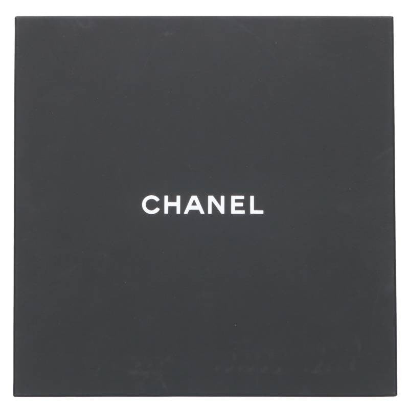 CHANEL Sequin Logo Cashmere Silk Beanie Black Size ONE SIZE