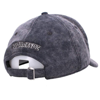 DSQUARED Kiss Embellished Logo Cap Black Size ONE SIZE