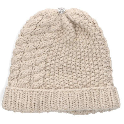 Chrome Hearts Cashmere Cross Beanie Beige Size ONE SIZE