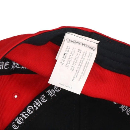 Chrome Hearts CH HAT Heart Logo Cap Red Size 7.625