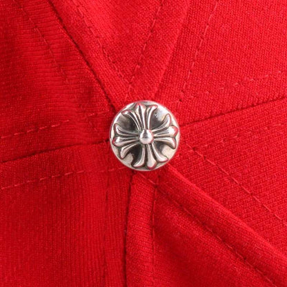 Chrome Hearts CH HAT Heart Logo Cap Red Size 7.625