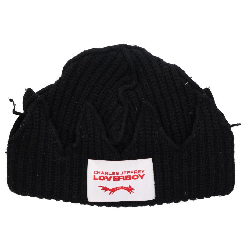 CHARLES JEFFREY LOVERBOY Chunky Crown Beanie Size ONE SIZE