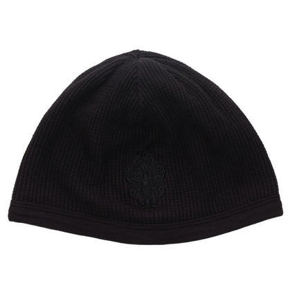 Chrome Hearts Cotton Thermal Knit Beanie Black Size ONE SIZE