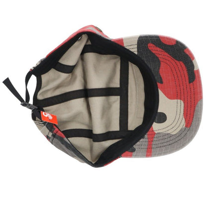 SUPREME 26SS Military Camp Cap Red/Gray Size ONE SIZE
