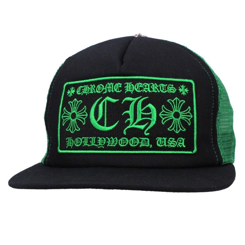 Chrome Hearts TRUCKER CAP CH Patch Cross Mesh Cap Size ONE