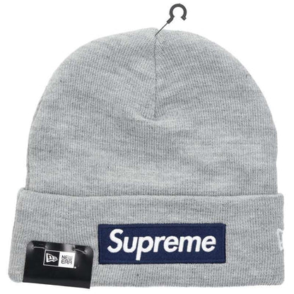 SUPREME x New Era 25AW Box Beanie Gray/Navy Size ONE SIZE