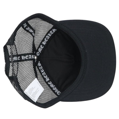 Chrome Hearts Leather 3 Cross Patch Trucker Cap Size ONE