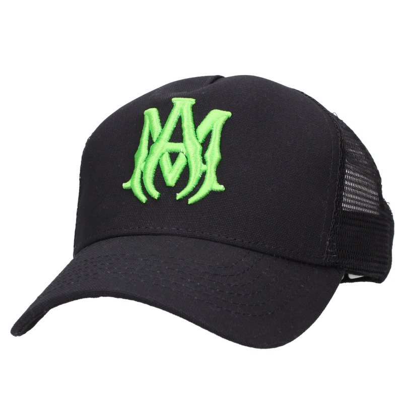 AMIRI MA Logo Embroidered Mesh Trucker Cap Size 56CM-62CM