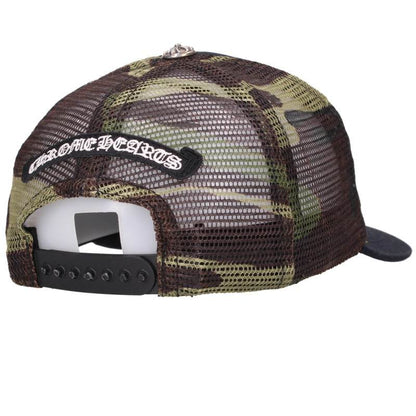 Chrome Hearts Camo Mesh Cross Ball Trucker Cap Size ONE