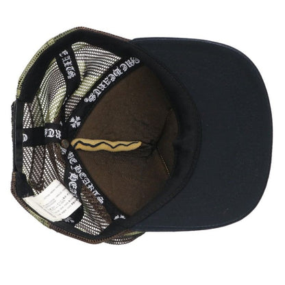 Chrome Hearts Camo Mesh Cross Ball Trucker Cap Size ONE
