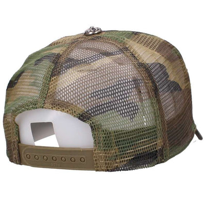 Chrome Hearts CH Patch Camo Mesh Trucker Cap Size ONE SIZE