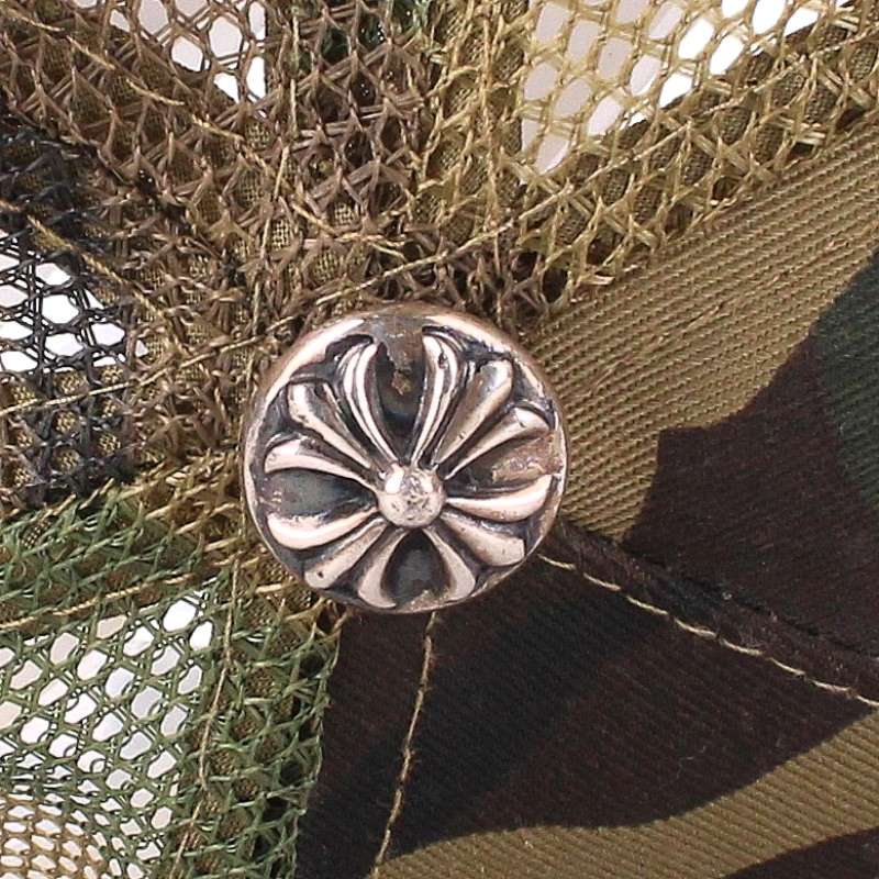 Chrome Hearts CH Patch Camo Mesh Trucker Cap Size ONE SIZE