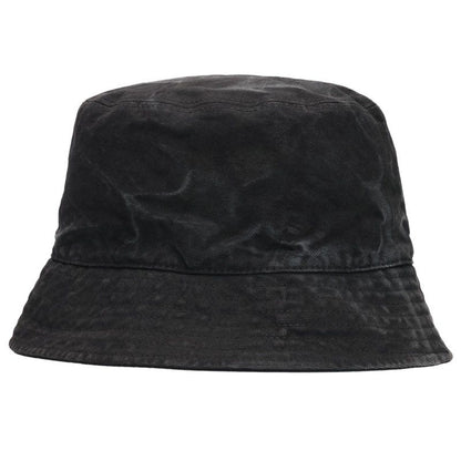 PRADA Vintage Triangle Logo Cotton Bucket Hat Size M