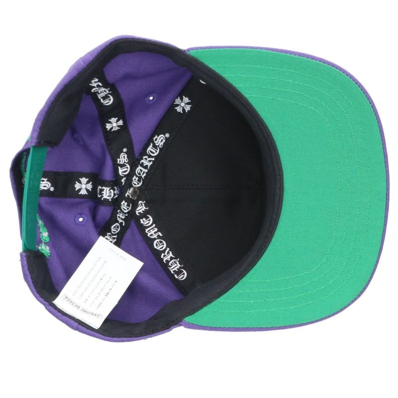Chrome Hearts CH Logo Embroidered Baseball Cap Size ONE
