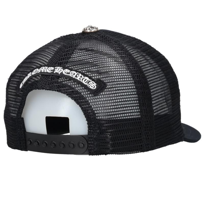 Chrome Hearts 3 Cemetery Leather Patch Trucker Cap Size ONE