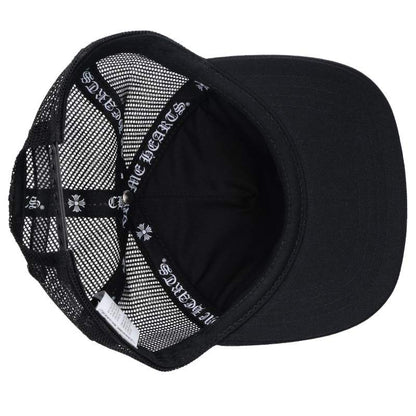Chrome Hearts 3 Cemetery Leather Patch Trucker Cap Size ONE