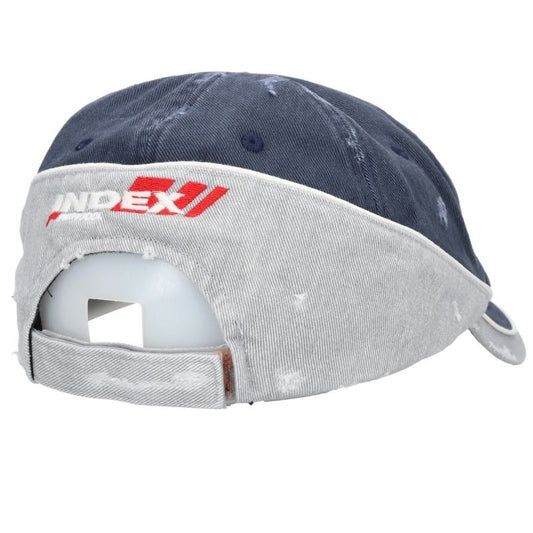 Protocol Index Racing Cap Damaged Logo Hat Size ONE SIZE