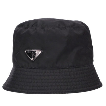 PRADA 2HC137 Triangle Logo Nylon Bucket Hat Size XL