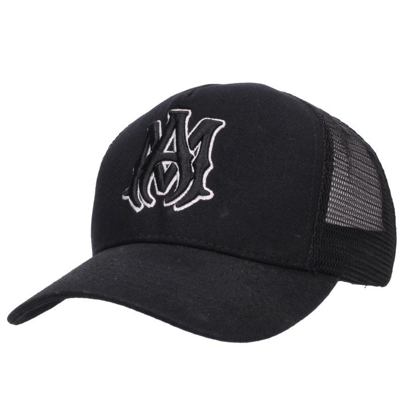 AMIRI MA Embroidered Mesh Cap Black Size ONE SIZE