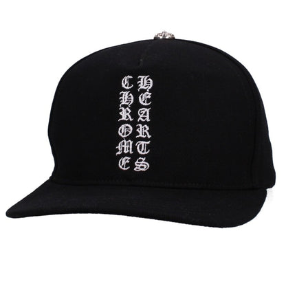 Chrome Hearts Black Silver Denim Trucker Cap Size ONE