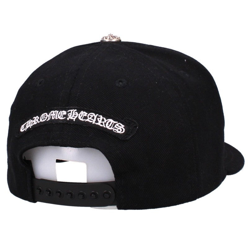 Chrome Hearts Black Silver Denim Trucker Cap Size ONE