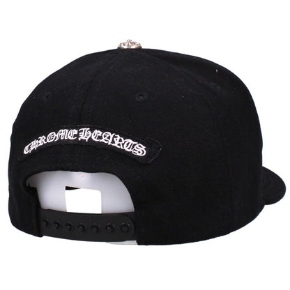 Chrome Hearts Black Silver Denim Trucker Cap Size ONE