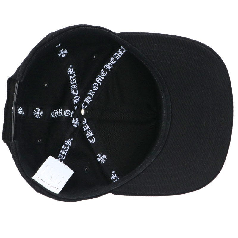 Chrome Hearts Black Silver Denim Trucker Cap Size ONE