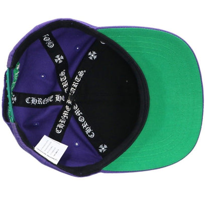 Chrome Hearts CH Embroidered Baseball Cap Purple Size ONE