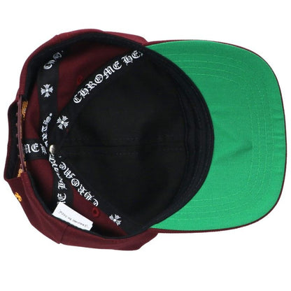 Chrome Hearts CH Embroidered Bordeaux Yellow Hat Size ONE