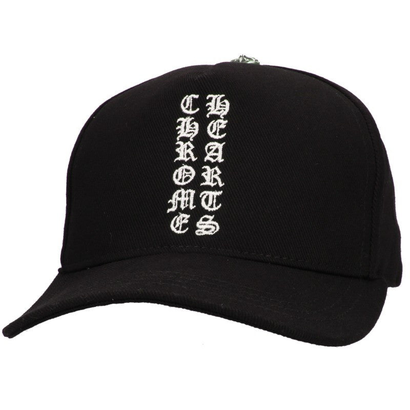 Chrome Hearts Black Silver English Text Trucker Cap Size ONE