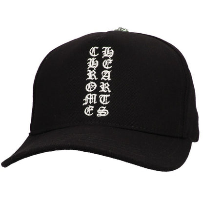 Chrome Hearts Black Silver English Text Trucker Cap Size ONE