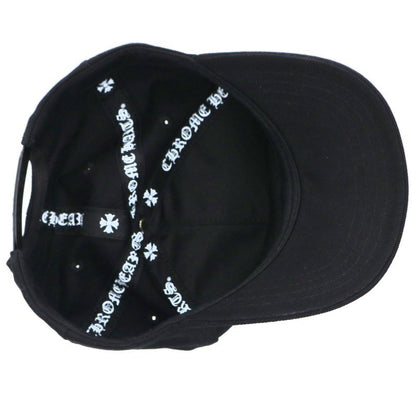 Chrome Hearts Black Silver English Text Trucker Cap Size ONE