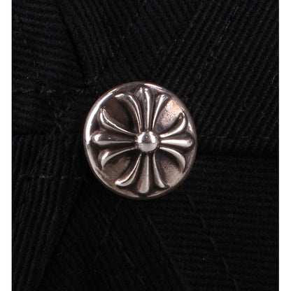 Chrome Hearts Black Silver English Text Trucker Cap Size ONE