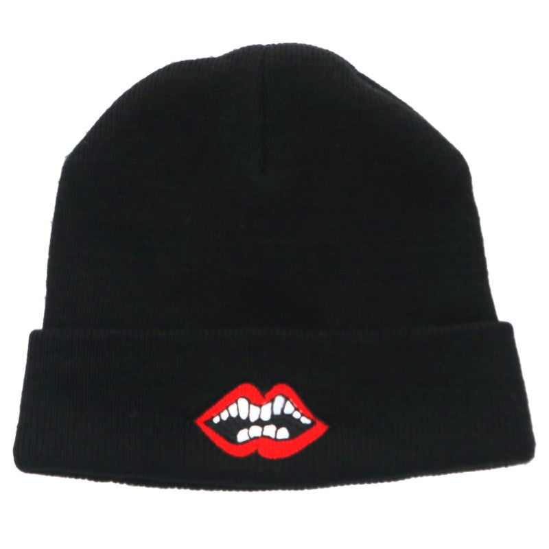 Chrome Hearts Chomper Embroidered Acrylic Black Red Cap Size ONE