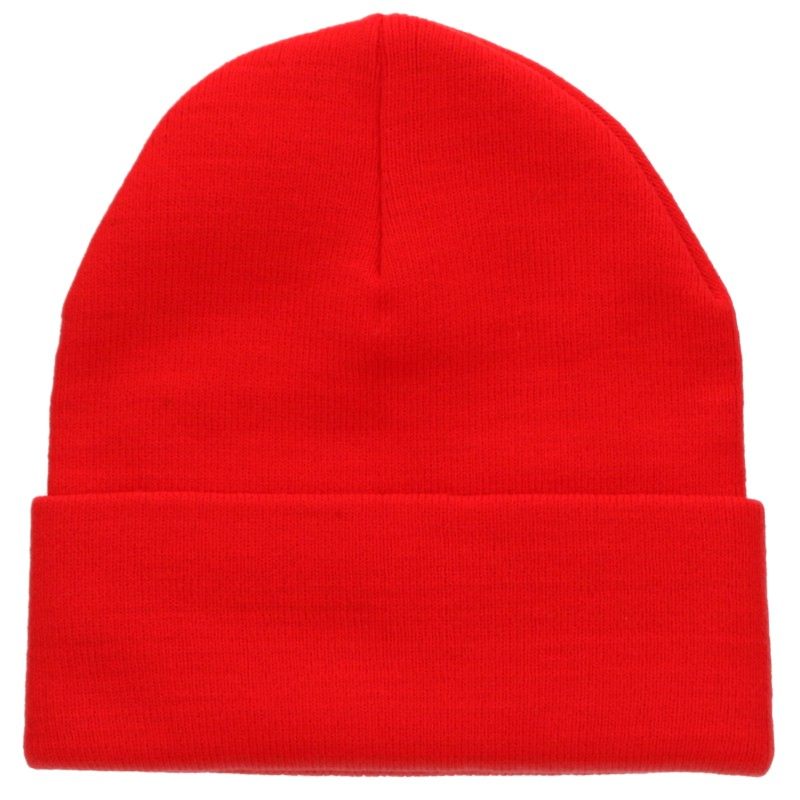 Chrome Hearts Red Acrylic Logo Embroidered Beanie Size ONE