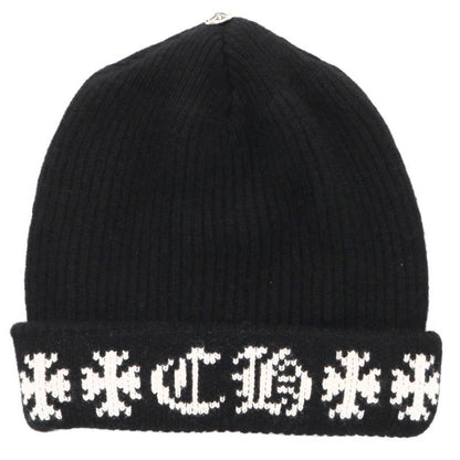 Chrome Hearts BIG DADDY Cross Button Cashmere Beanie