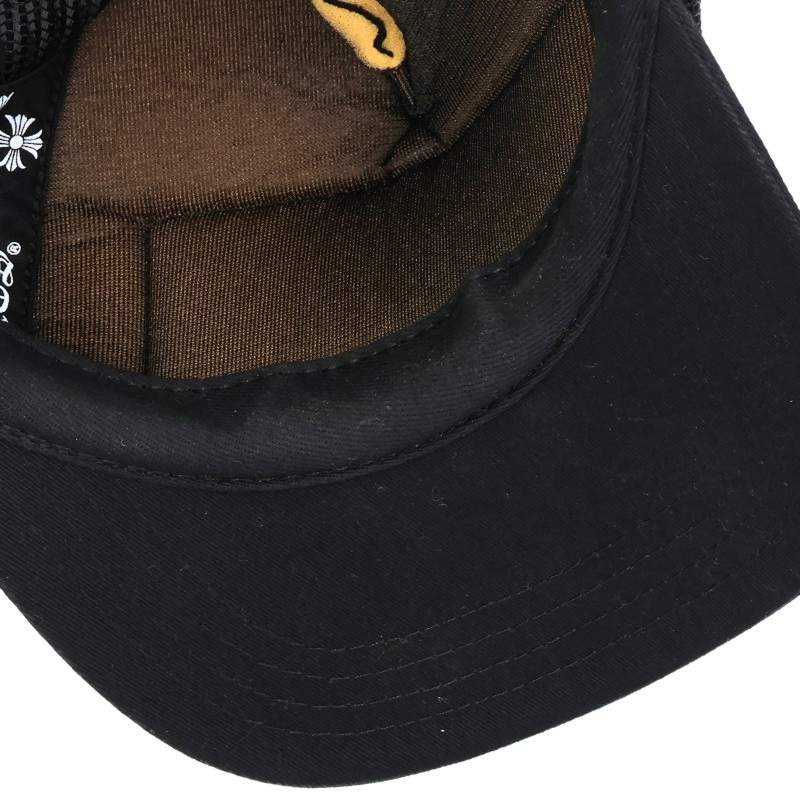 Chrome Hearts CH Patch Cross Ball Cap Blk/Wht/Svr Size ONE