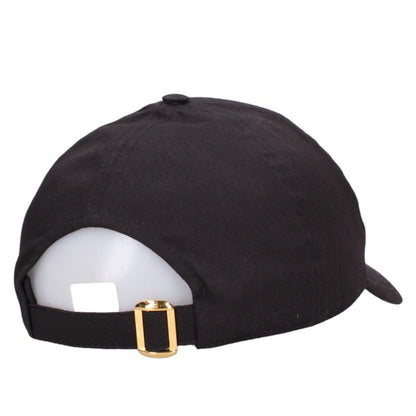 CELINE Logo Embroidered Baseball Cap Black Size M