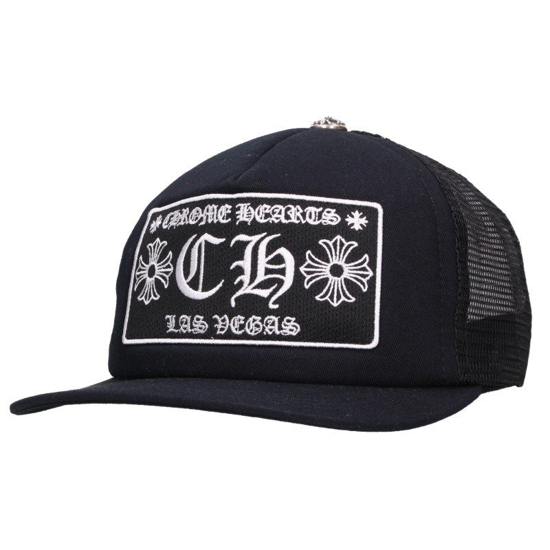 Chrome Hearts Las Vegas CH Patch Mesh Hat Size ONE Black