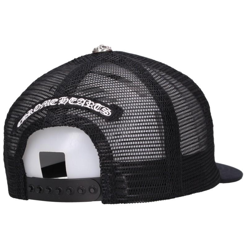 Chrome Hearts 3 Cemetery Leather Trucker Cap Size ONE SIZE